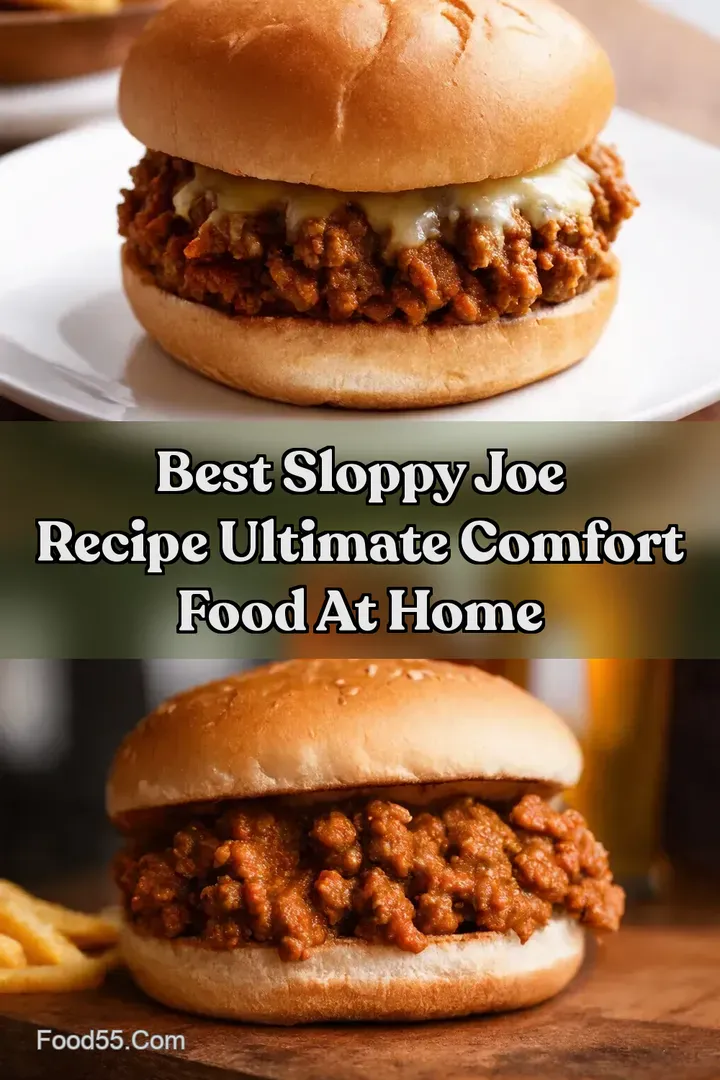 Best Sloppy Joe Recipe Ultimate Comfort Food at Home