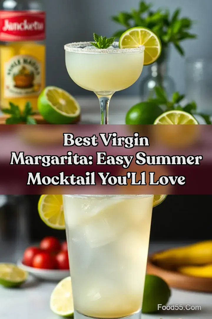 Best Virgin Margarita: Easy Summer Mocktail You' ll Love : PIN FOR LATER Best Virgin Margarita: Easy Summer Mocktail You' ll Love