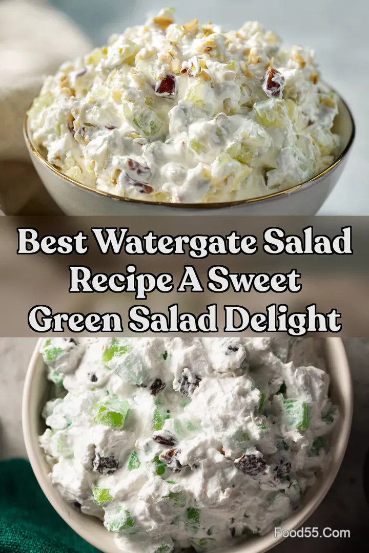Best Watergate Salad Recipe A Sweet Green Salad Delight : PIN FOR LATER Best Watergate Salad Recipe A Sweet Green Salad Delight