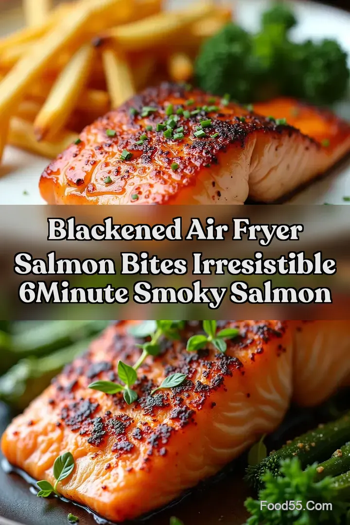 Blackened Air Fryer Salmon Bites Irresistible 6Minute Smoky Salmon
