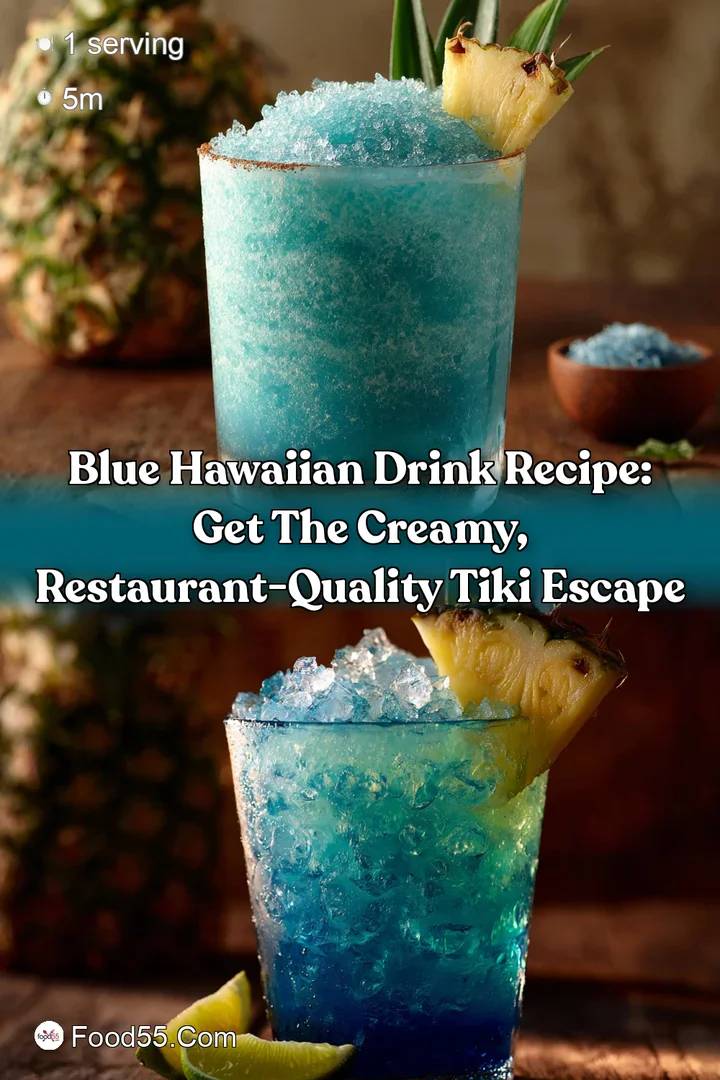 Blue Hawaiian Drink Recipe: Get the Creamy Restaurant-Quality Tiki Escape
