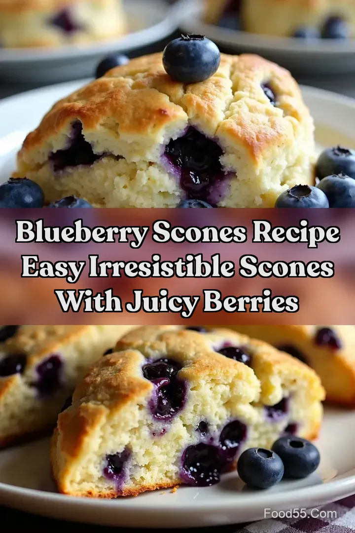 Blueberry Scones Recipe Easy Irresistible Scones with Juicy Berries