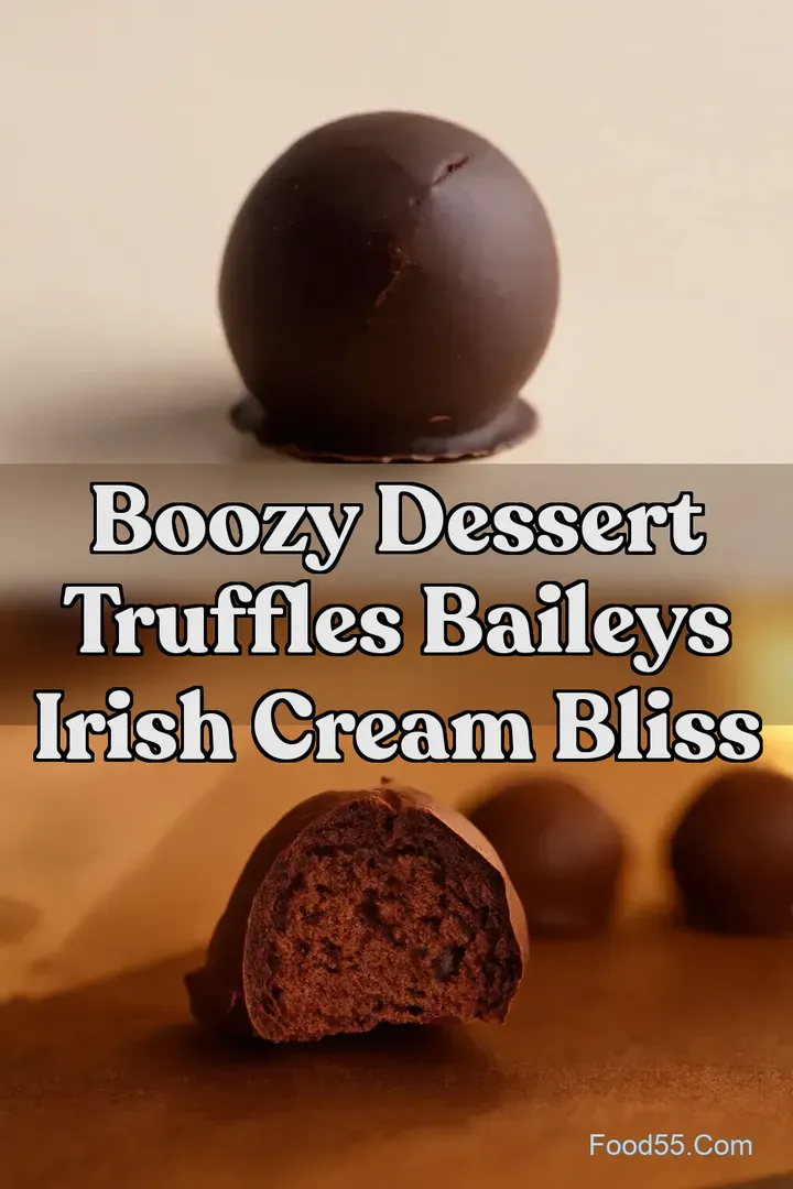 Boozy Dessert Truffles Baileys Irish Cream Bliss