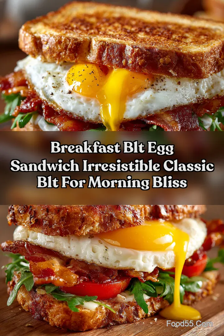 Breakfast BLT Egg Sandwich Irresistible Classic BLT For Morning Bliss