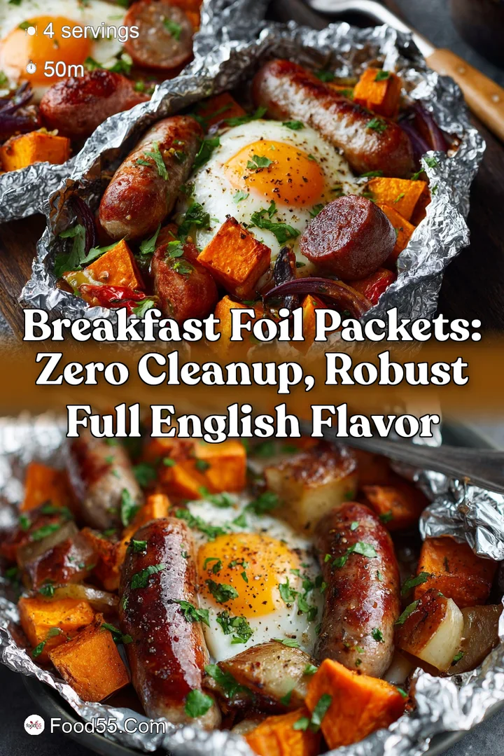 Breakfast Foil Packets: Zero Cleanup Robust Full English Flavor