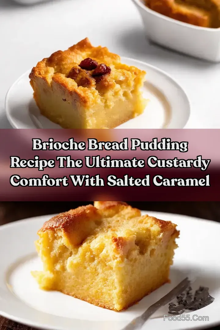 Brioche Bread Pudding Recipe The Ultimate Custardy Comfort With Salted Caramel
