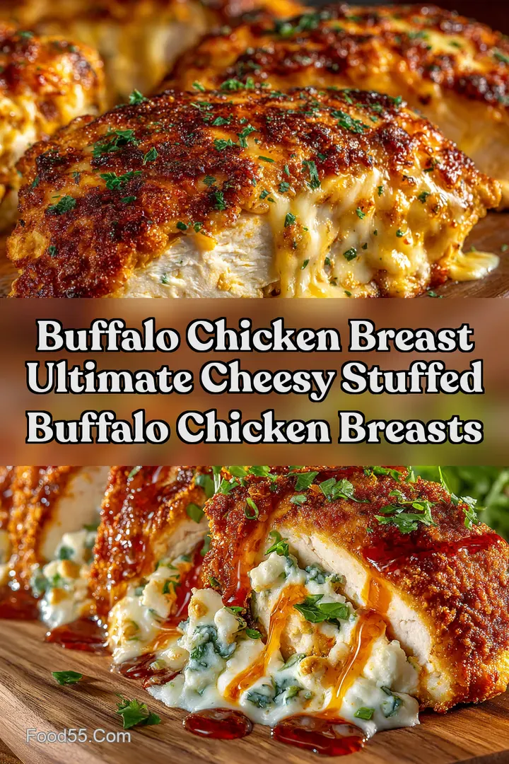 Buffalo Chicken Breast Ultimate Cheesy Stuffed Buffalo Chicken Breasts