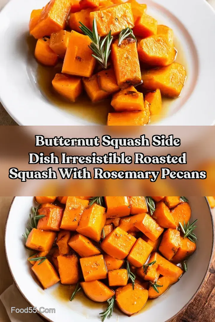 Butternut Squash Side Dish Irresistible Roasted Squash With Rosemary Pecans