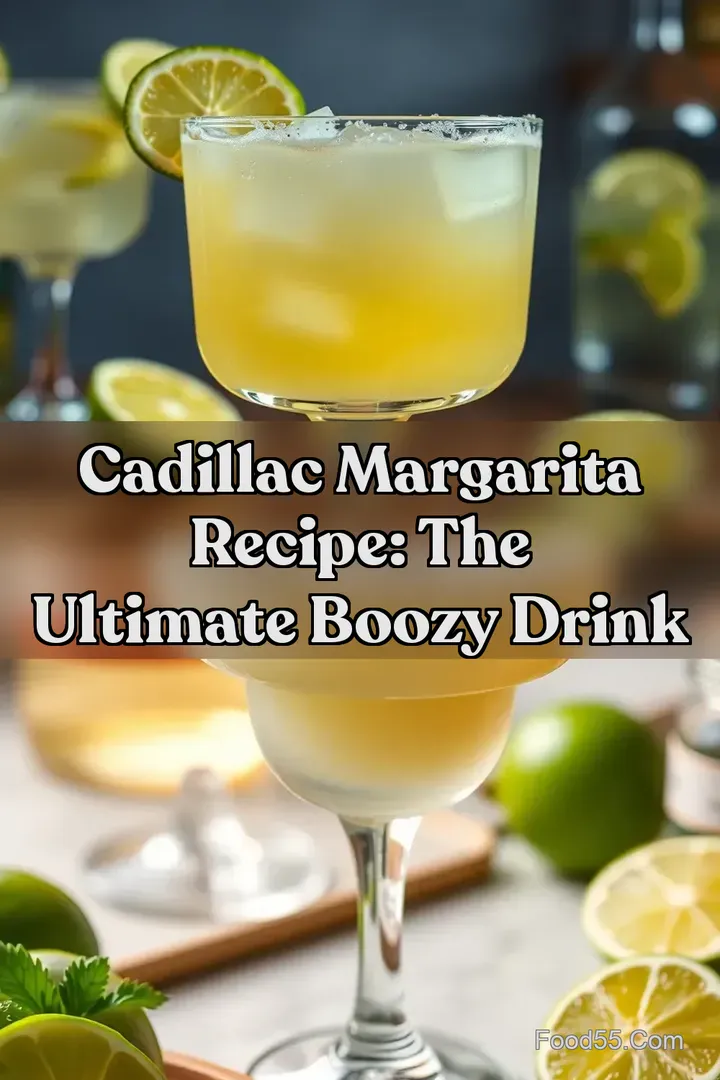 Cadillac Margarita Recipe: The Ultimate Boozy Drink : PIN FOR LATER Cadillac Margarita Recipe: The Ultimate Boozy Drink