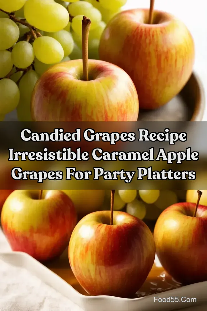Candied Grapes Recipe Irresistible Caramel Apple Grapes for Party Platters