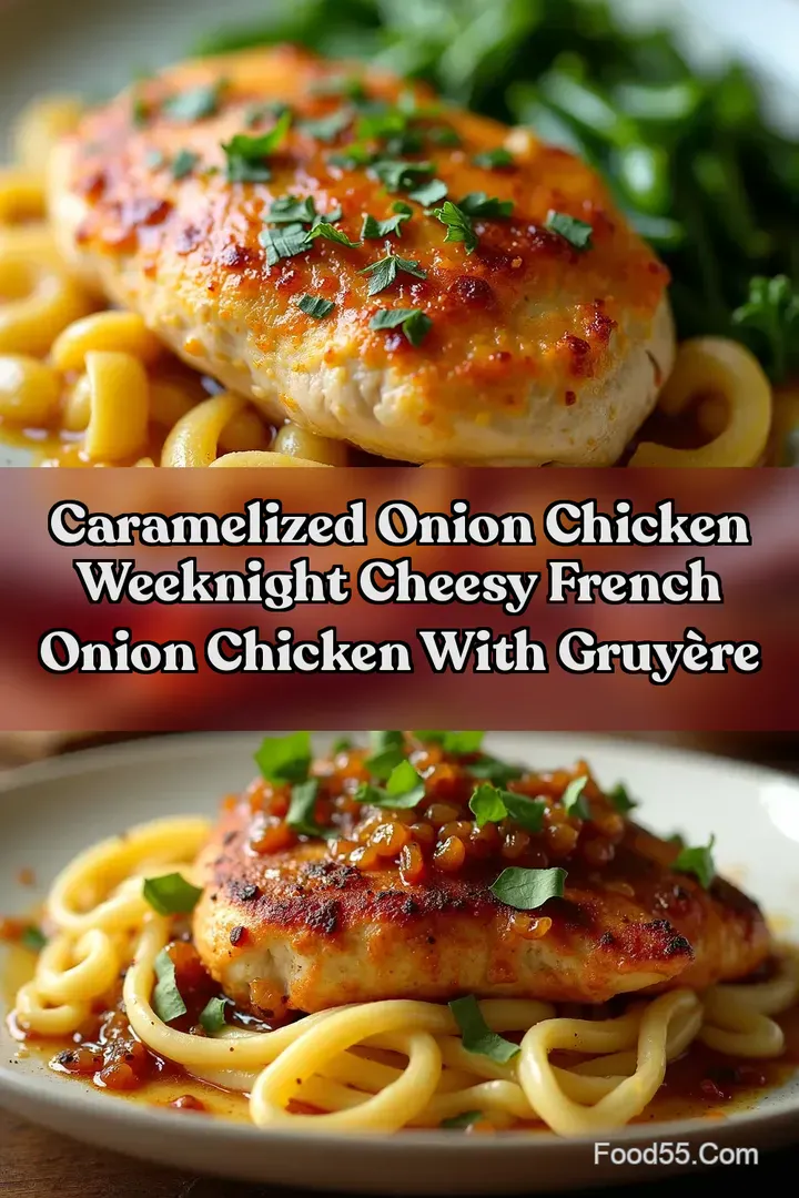 Caramelized Onion Chicken Weeknight Cheesy French Onion Chicken With Gruy&egrave;re