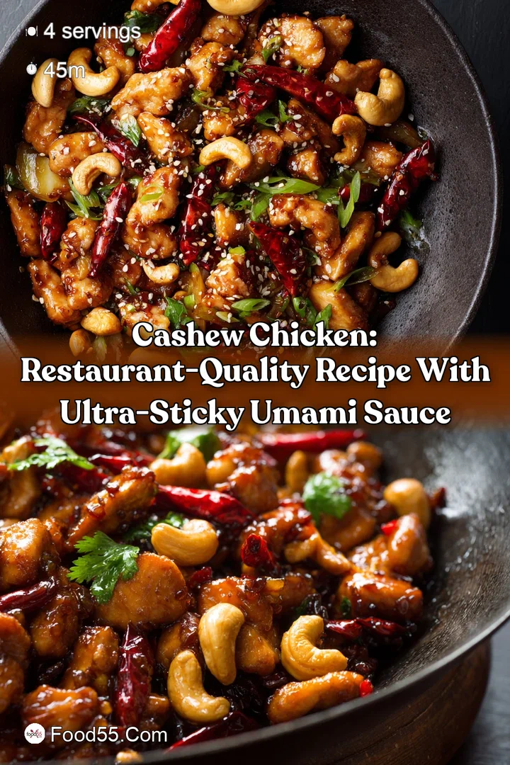 Cashew Chicken: Restaurant-Quality Recipe with Ultra-Sticky Umami Sauce
