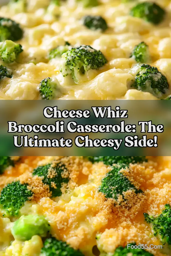 Cheese Whiz Broccoli Casserole: The Ultimate Cheesy Side!