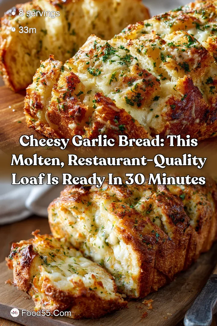 Cheesy Garlic Bread: This Molten Restaurant-Quality Loaf is Ready in 30 Minutes