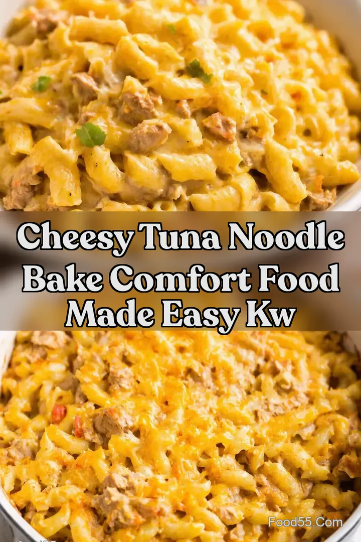 Cheesy Tuna Noodle Bake Comfort Food Made Easy kw