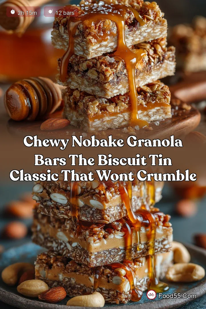 Chewy NoBake Granola Bars The Biscuit Tin Classic That Wont Crumble