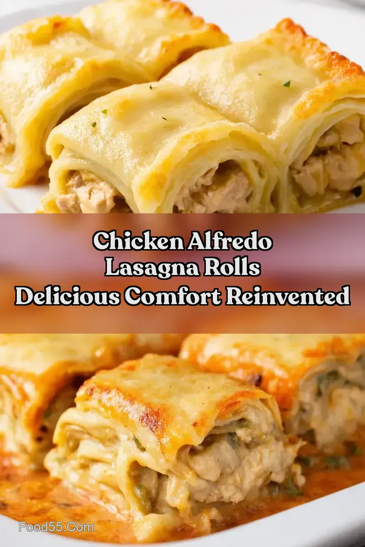 Chicken Alfredo Lasagna Rolls Delicious Comfort Reinvented