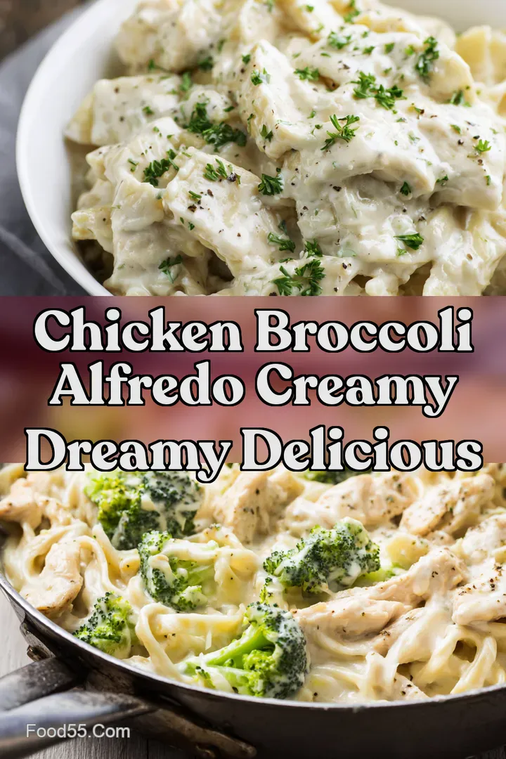 Chicken Broccoli Alfredo Creamy Dreamy Delicious