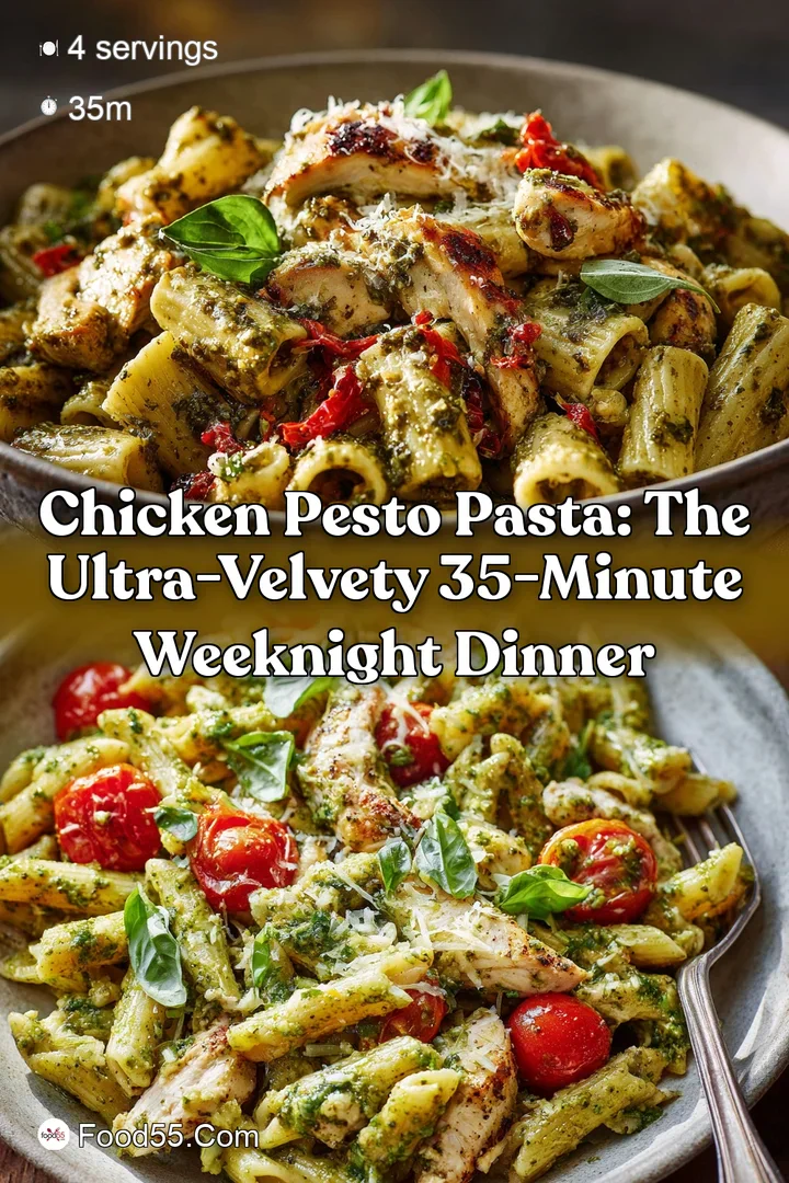 Chicken Pesto Pasta: The Ultra-Velvety 35-Minute Weeknight Dinner