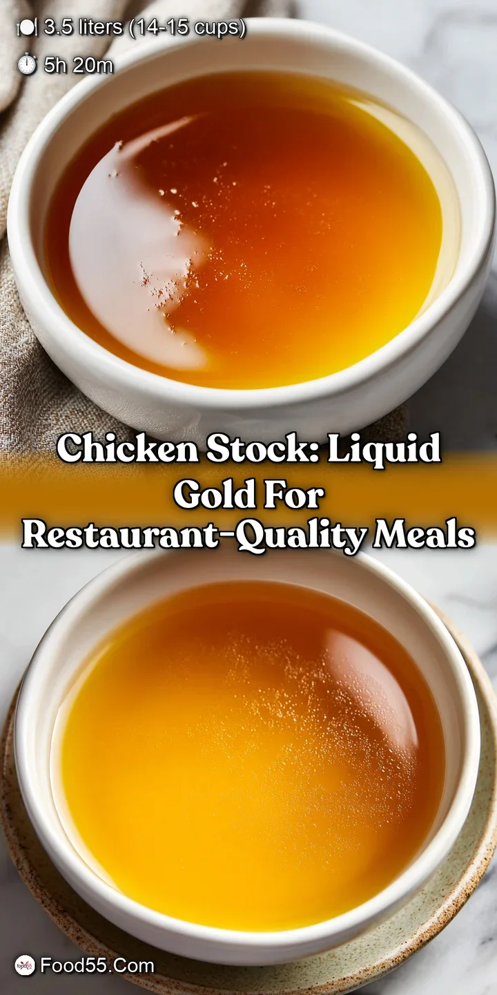 Chicken Stock: Liquid Gold for Restaurant-Quality Meals