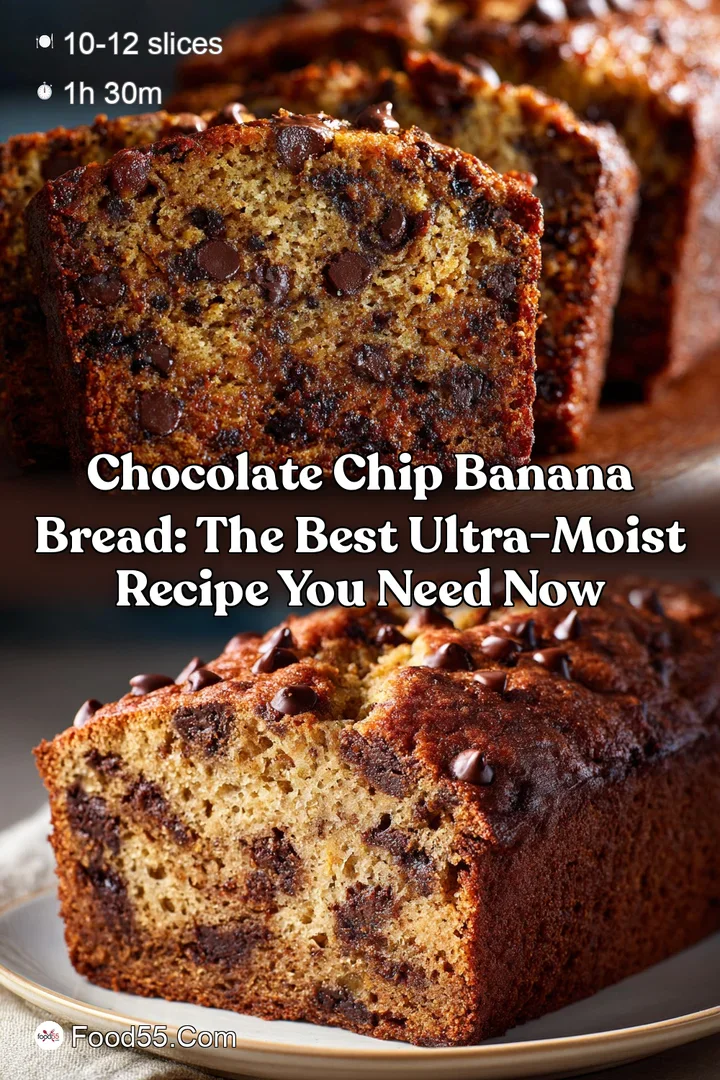 Chocolate Chip Banana Bread: The Best Ultra-Moist Recipe You Need Now