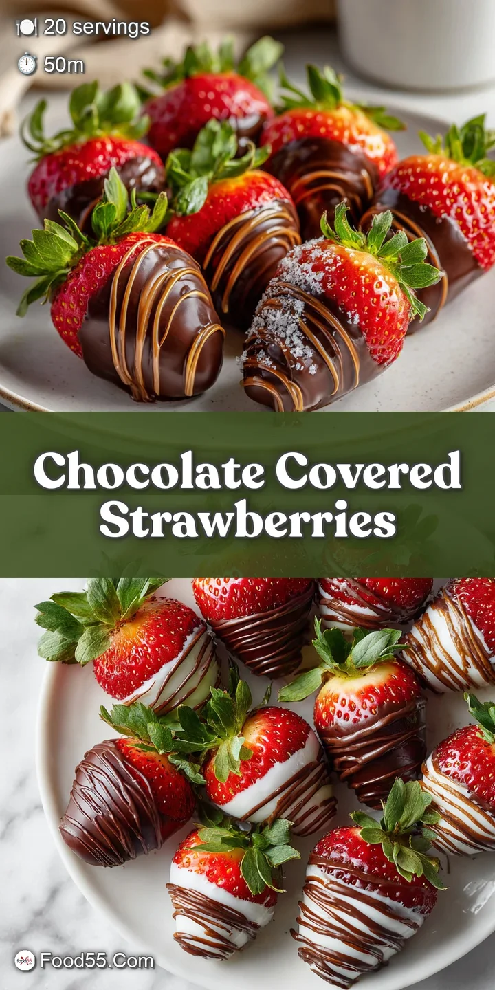 Close-up view of a plump, ripe strawberry enrobed in rich, dark chocolate; a decadent and visually appealing treat.