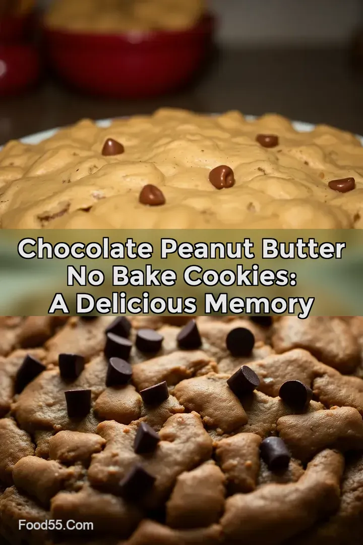 Chocolate Peanut Butter No Bake Cookies: A Delicious Memory