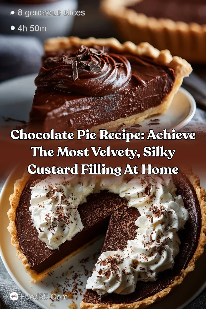 Chocolate Pie Recipe: Achieve the Most Velvety Silky Custard Filling at Home