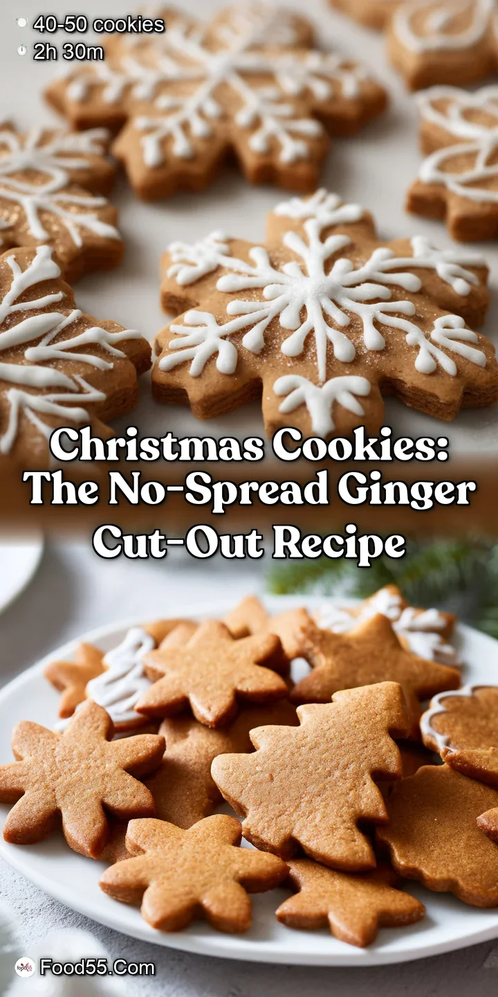Christmas Cookies: The No-Spread Ginger Cut-Out Recipe