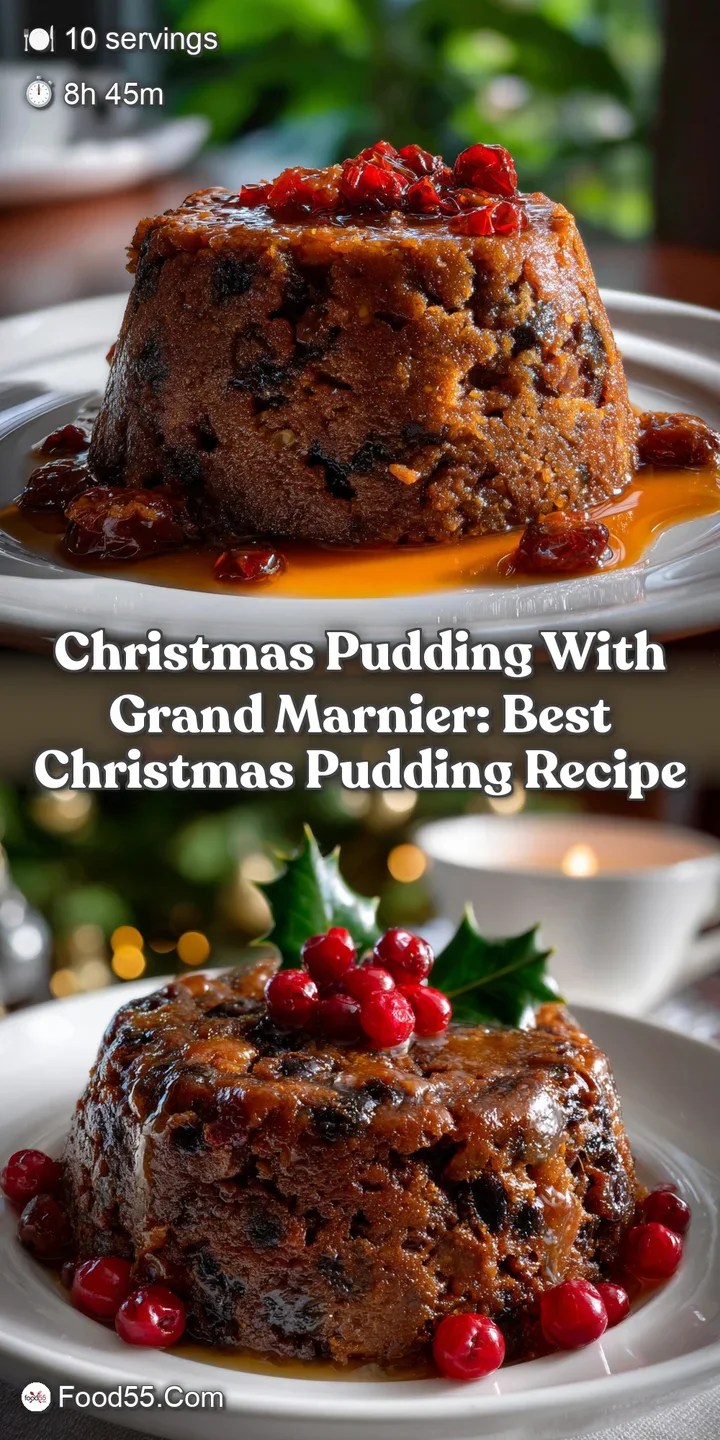 Christmas Pudding with Grand Marnier: Best Christmas Pudding Recipe