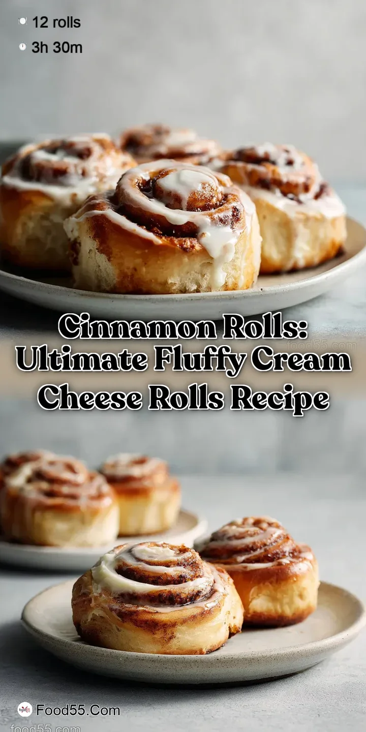 Cinnamon Rolls: Ultimate Fluffy Cream Cheese Rolls Recipe