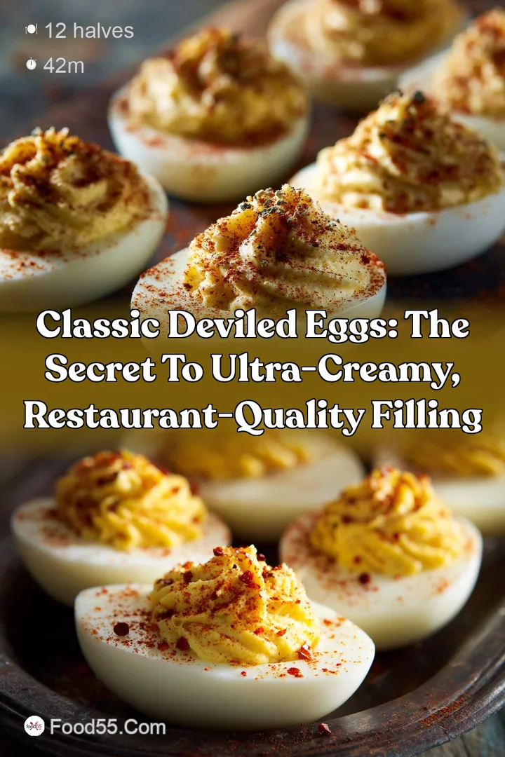 Classic Deviled Eggs: The Secret to Ultra-Creamy Restaurant-Quality Filling