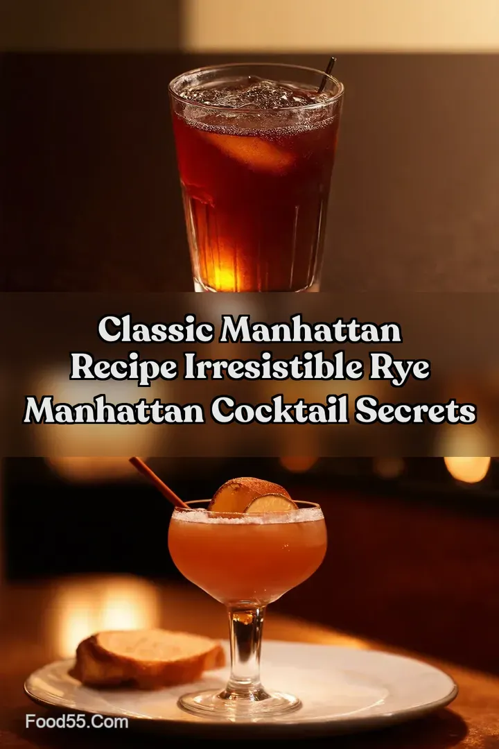 Classic Manhattan Recipe Irresistible Rye Manhattan Cocktail Secrets
