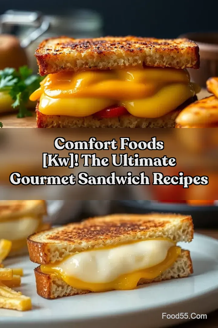 Comfort Foods [kw]! The Ultimate Gourmet Sandwich Recipes