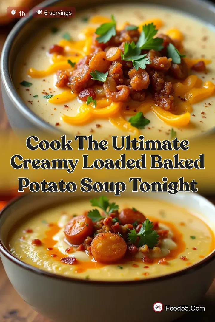 Cook the Ultimate Creamy Loaded Baked Potato Soup Tonight