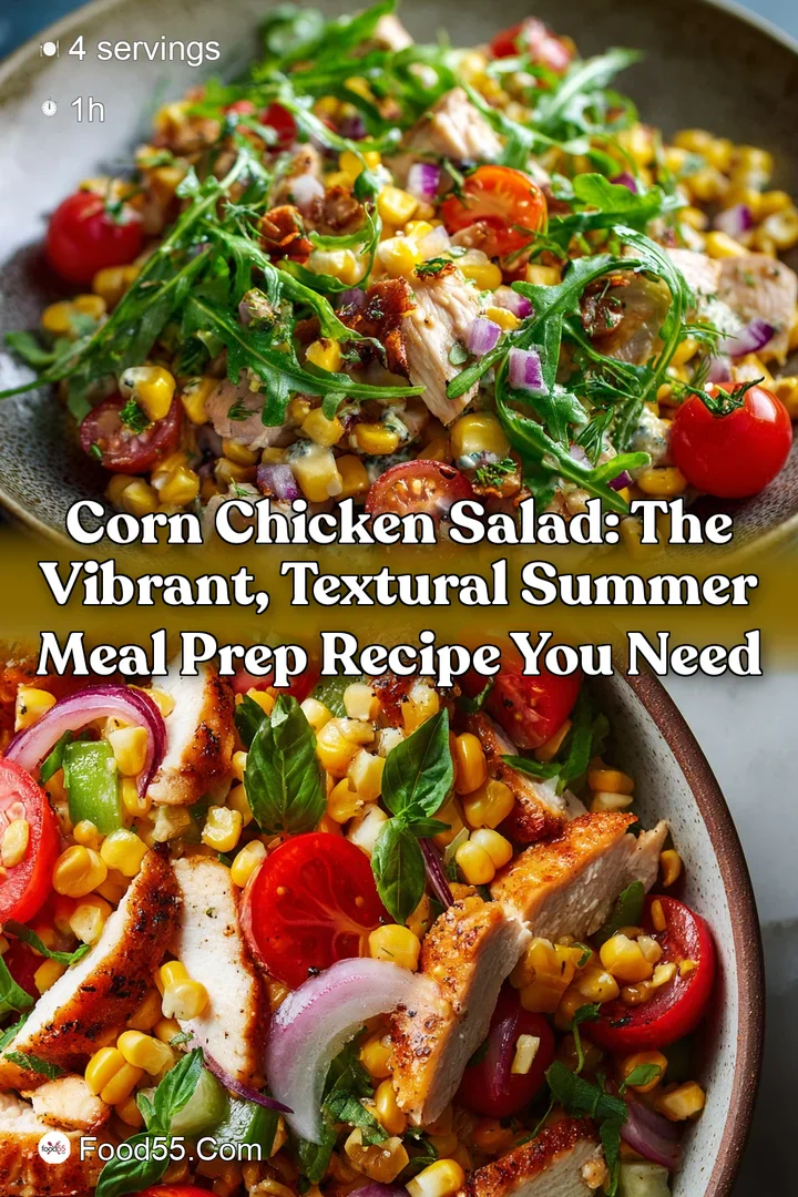 Corn Chicken Salad: The Vibrant Textural Summer Meal Prep Recipe You Need