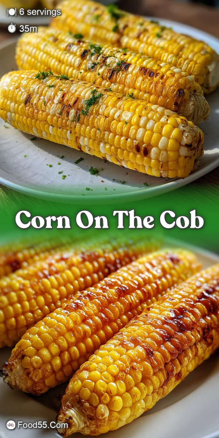 Close-up: glistening, juicy corn kernels nestled within the charred husk. A summer favorite, freshly roasted and ready to ...