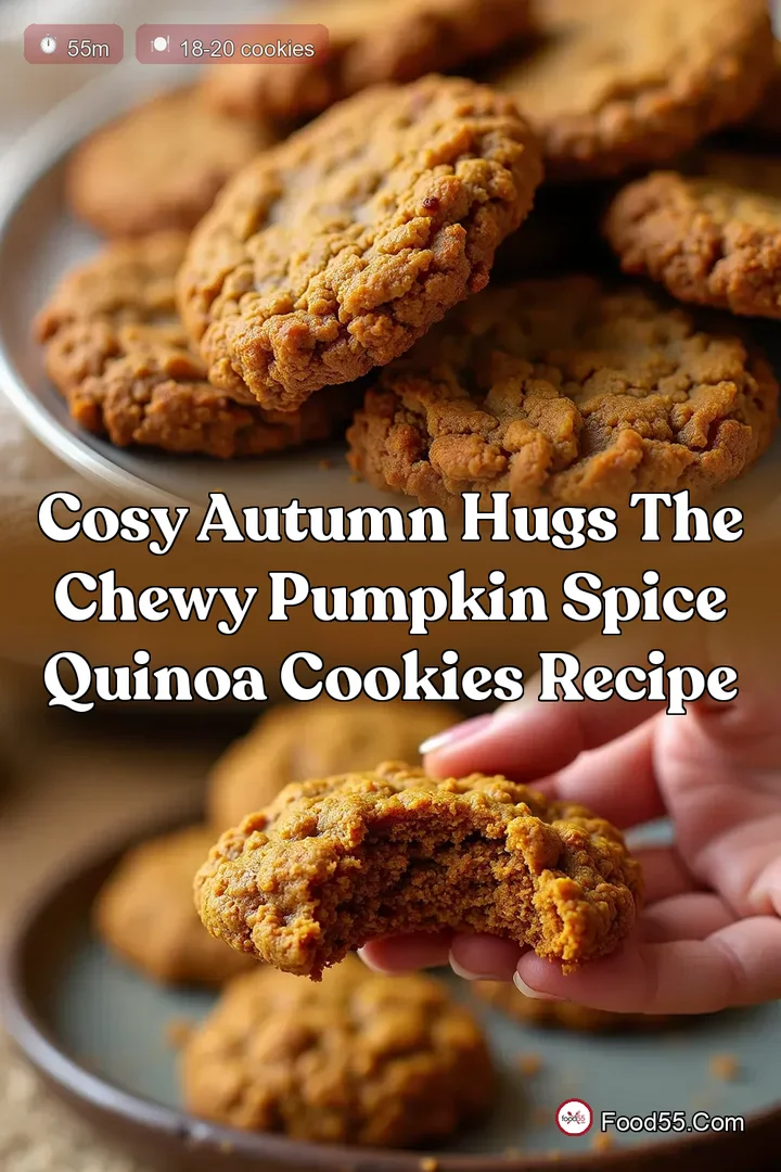Cosy Autumn Hugs The Chewy Pumpkin Spice Quinoa Cookies Recipe