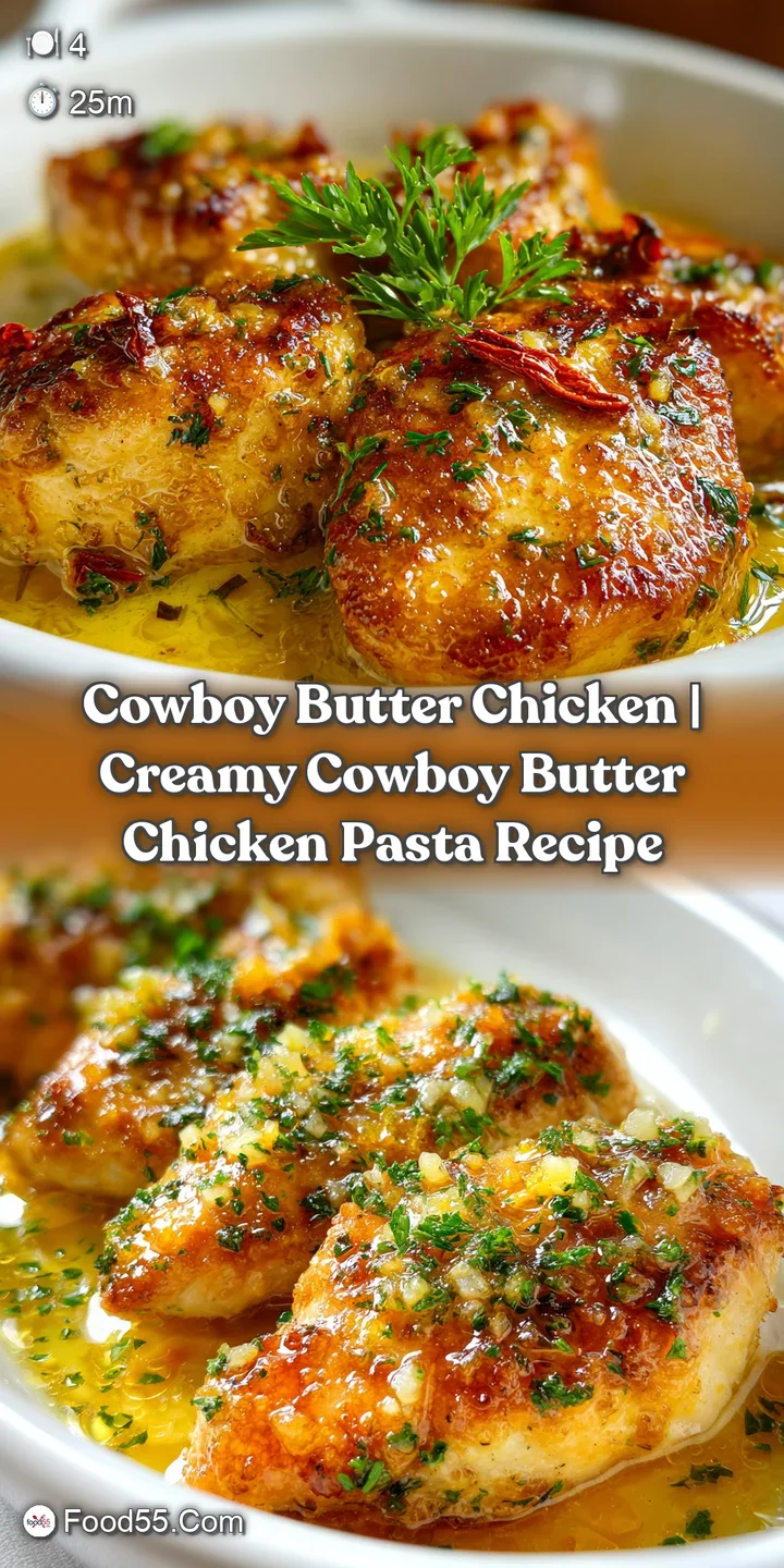 Close-up of sizzling golden chicken topped with melting garlic butter, red pepper flakes, and chopped herbs.