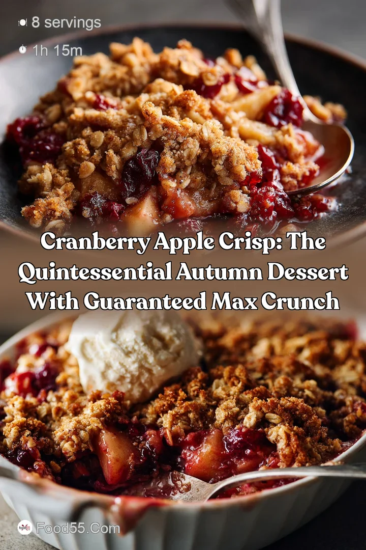 Cranberry Apple Crisp: The Quintessential Autumn Dessert with Guaranteed Max Crunch