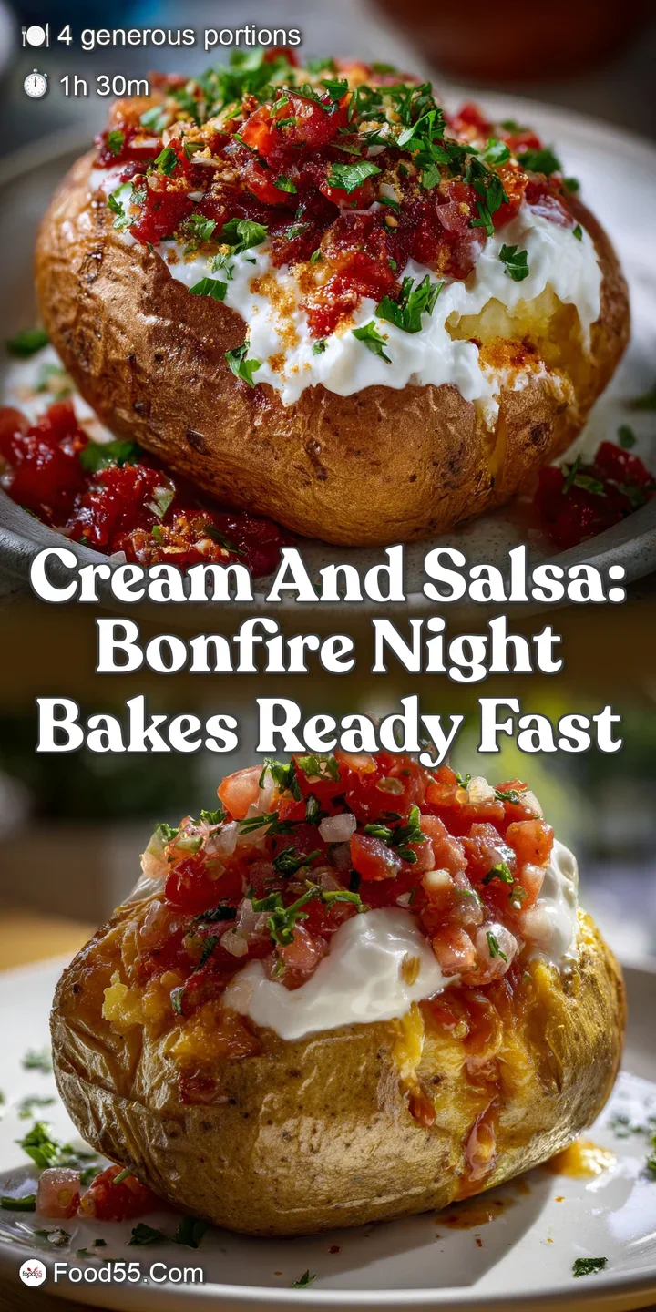 Cream And Salsa: Bonfire Night Bakes Ready Fast
