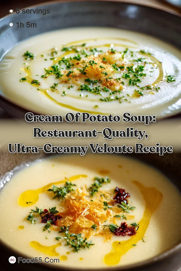 Cream of Potato Soup: Restaurant-Quality Ultra-Creamy Veloute Recipe
