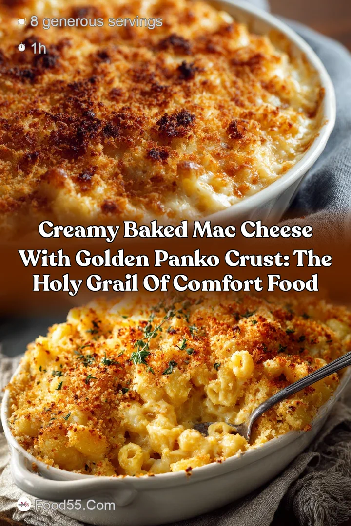 Creamy Baked Mac Cheese with Golden Panko Crust: The Holy Grail of Comfort Food