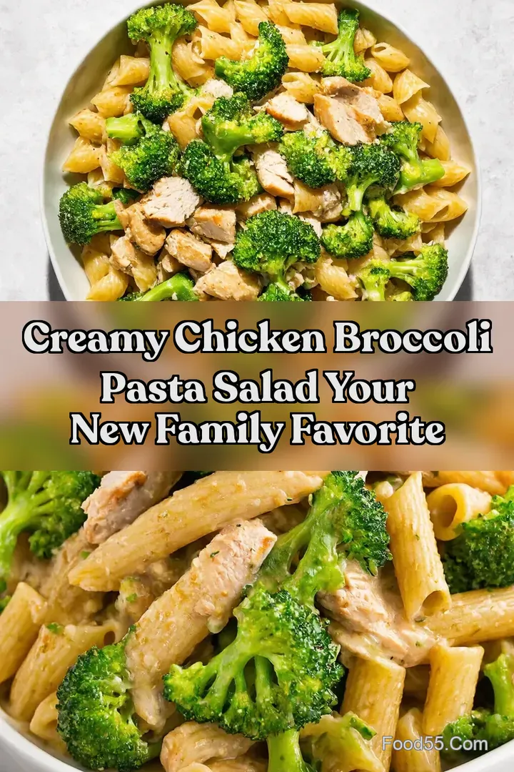 Creamy Chicken Broccoli Pasta Salad Your New Family Favorite