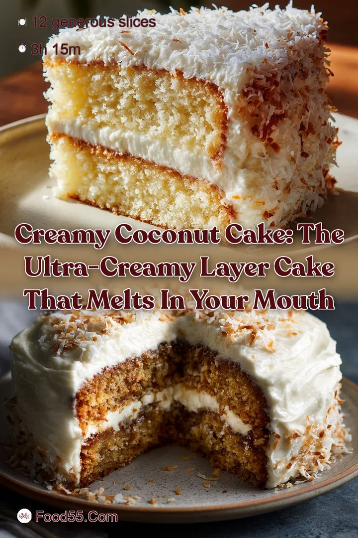 Creamy Coconut Cake: The Ultra-Creamy Layer Cake That Melts in Your Mouth