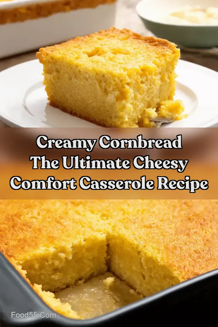 Creamy Cornbread The Ultimate Cheesy Comfort Casserole Recipe