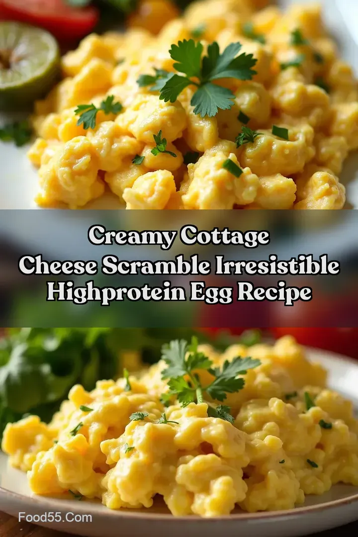 Creamy Cottage Cheese Scramble Irresistible HighProtein Egg Recipe