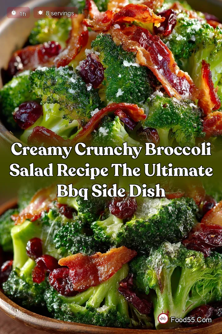 Creamy Crunchy Broccoli Salad Recipe The Ultimate BBQ Side Dish