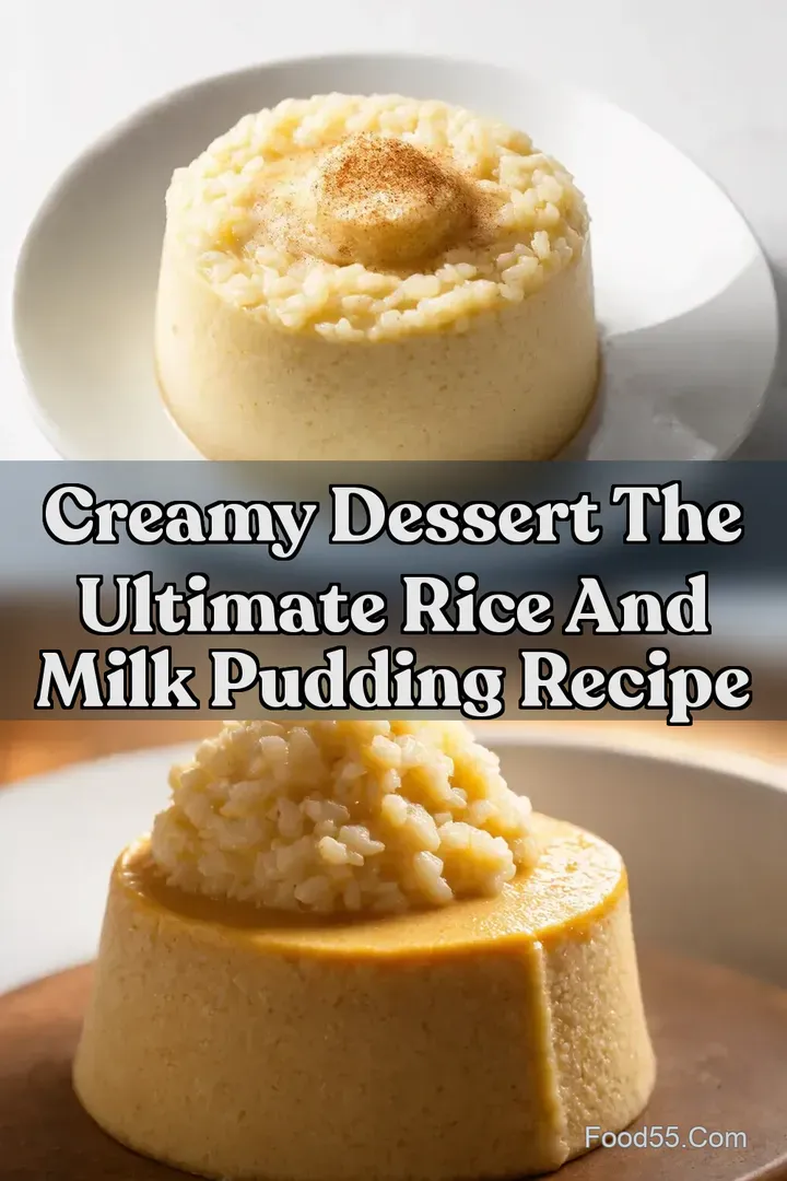 Creamy Dessert The ULTIMATE Rice And Milk Pudding Recipe : PIN FOR LATER Creamy Dessert The ULTIMATE Rice And Milk Pudding Recipe