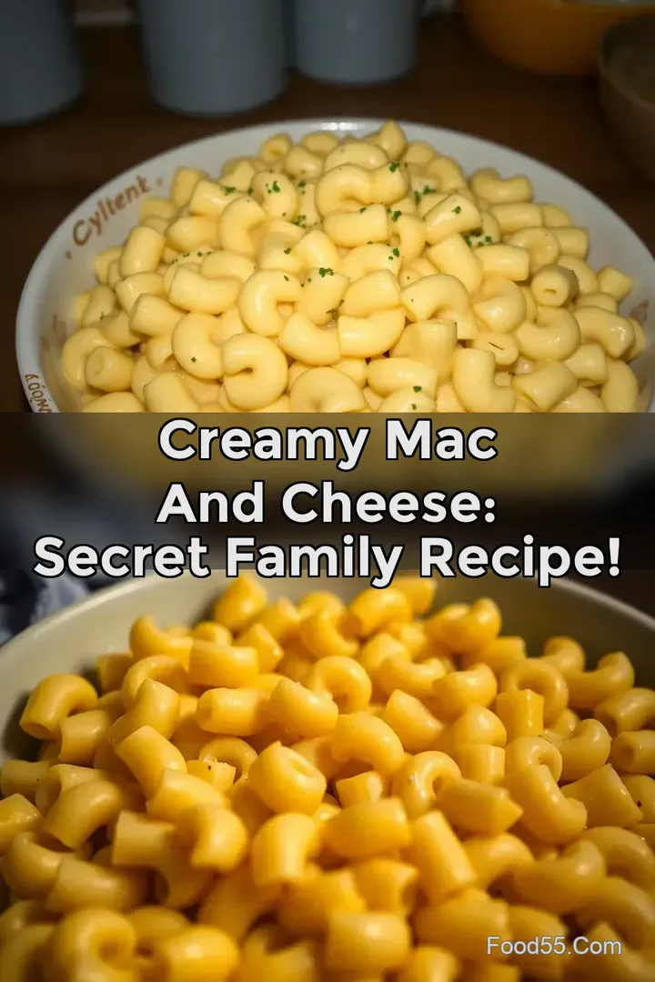 Creamy Mac And Cheese: Secret Family Recipe! : PIN FOR LATER Creamy Mac And Cheese: Secret Family Recipe!
